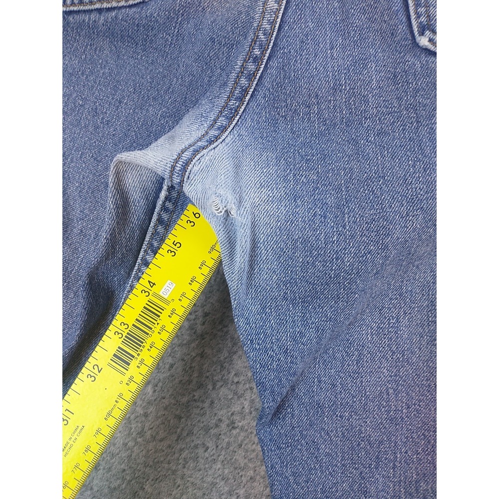 Levis 550 Relaxed Fit Blue Denim Jeans Mens 36x29 Medium Wash Tapered Leg 00550 - Picture 15 of 16